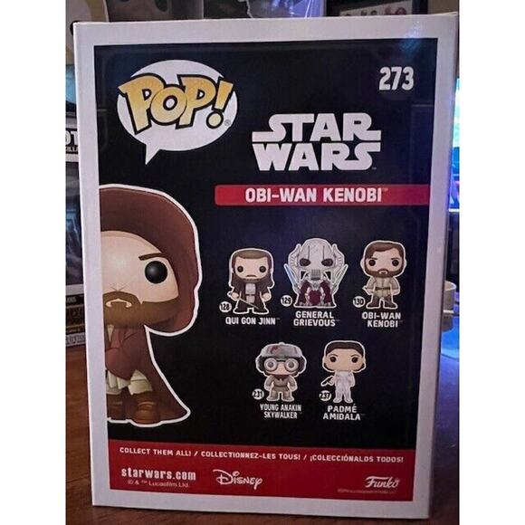 POP Star Wars #273 - Obi-Wan Kenobi (Walgreens Exclusive) - Picture 3 of 7